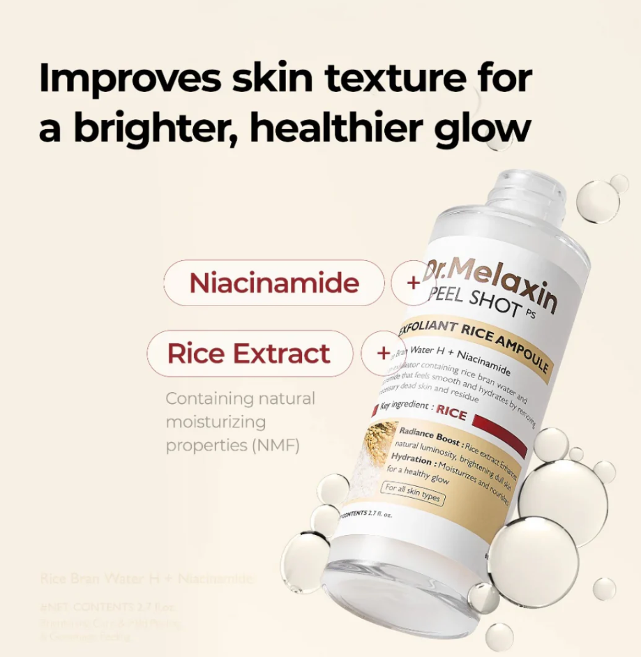 Dr.Melaxin - Peel Shot Exfoliant White Rice Ampoule 27